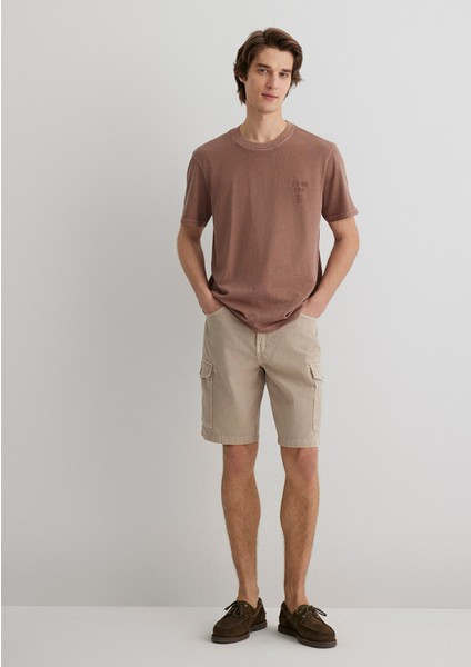 Bej Kargo Şort 0410287-70004 fiyatları