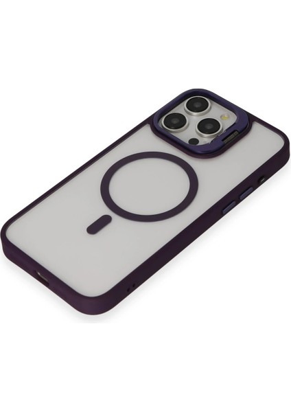 Iphone 14 Pro Kılıf Roblox Lens Magsafe Standlı Kapak - Derin Mor Sptgl fırsatları