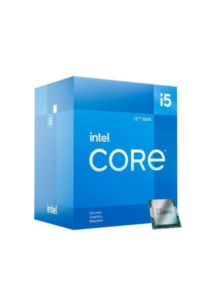 Core I5-12400F 2.5ghz 18MB 1700P 12.nesıl