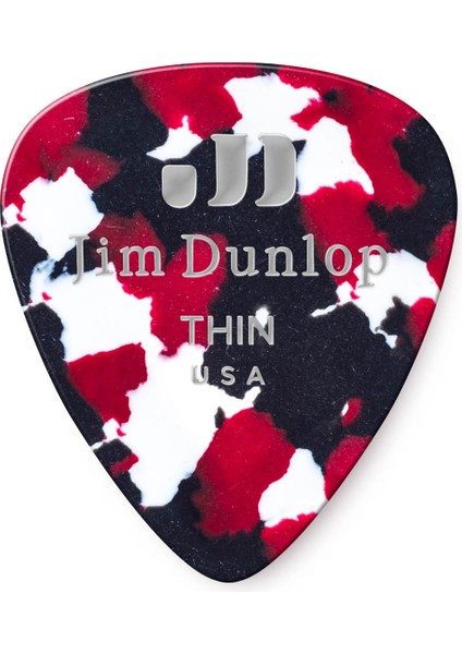 Jim Dunlop 483R06TH Celluloid Confetti Pena (Thin)