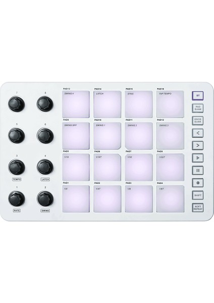 M-Vave Smc-Pad Wireless Mıdı Controller