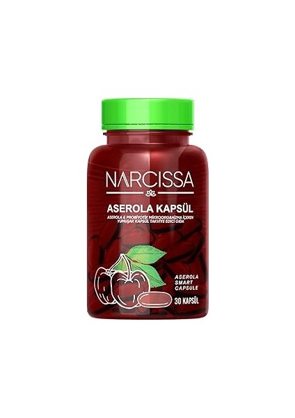 Narcissa Aserola Kapsulü & Probiyotik Mikroorganizma Içeren Detox Kapsülü
