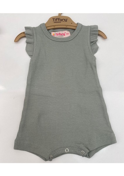 Tiffany Tulum Fırfırlı Rompy Modal Organik Theme Mint