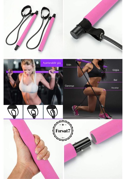 Squat Barı Jimnastik ve Spor Aleti Direnç Çubuğu Spor Egzersiz Pilates Basen Sıkılaştırııcı Barı modelleri