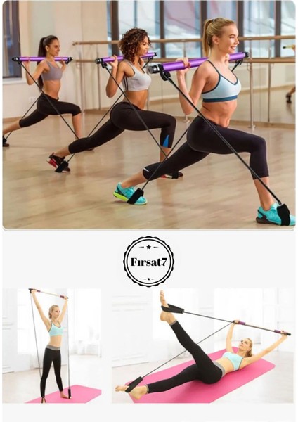 Squat Barı Jimnastik ve Spor Aleti Direnç Çubuğu Spor Egzersiz Pilates Basen Sıkılaştırııcı Barı indirimleri