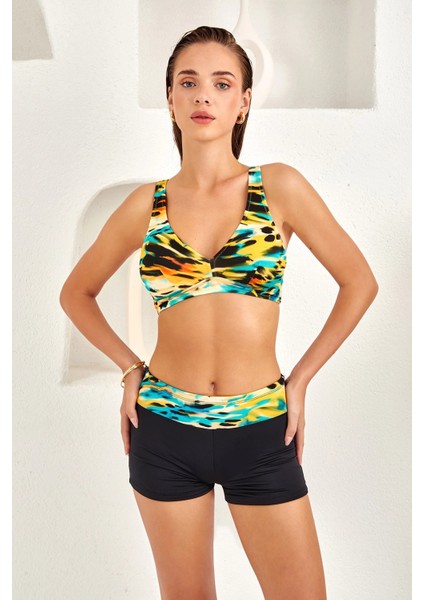 Lapıeno Desenli Şortlu Fra Kadın Bikini Takım fiyatları
