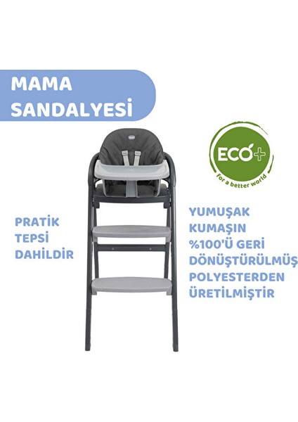 Crescendo Mama Sandalyesı Etna Black Re fırsatları