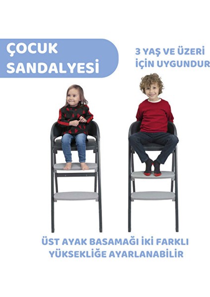 Crescendo Mama Sandalyesı Etna Black Re indirimleri