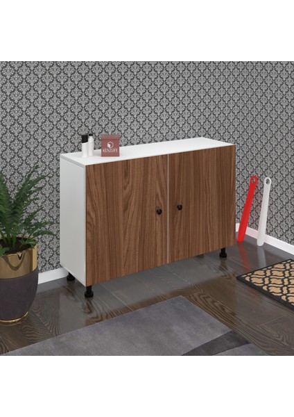 Kenzlife Ayakkabılık Yemeni4 Cvzbyz 68*120*32 Kapaklı 4 Raflı 24 Çift Ayakkabı Kapasitesi