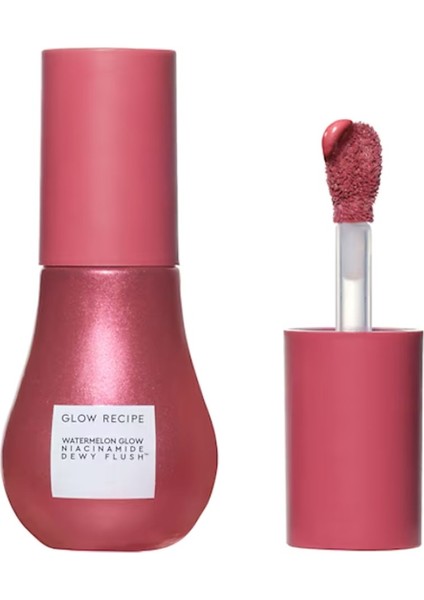 Glow Recıpe Watermelon Glow Niacinamide Dewy Flush - Likit Allık Orman Meyveleri Kırmızı 12 ml