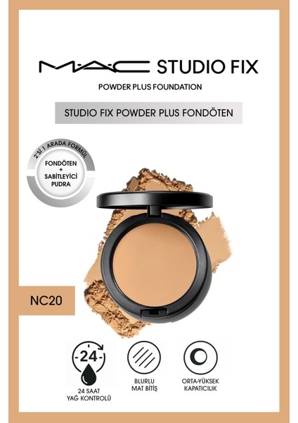 Yeni Studio Fix Powder Plus Fondöten - NC20