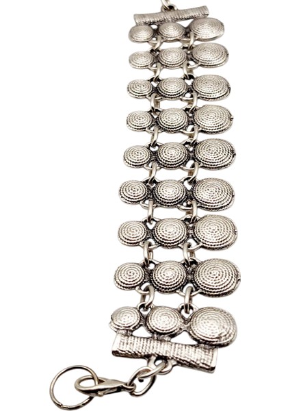 Zamak Metal ( 0 Nikel ) 925 Gümüş Kaplama Vintage Tarz Bileklik fiyatları
