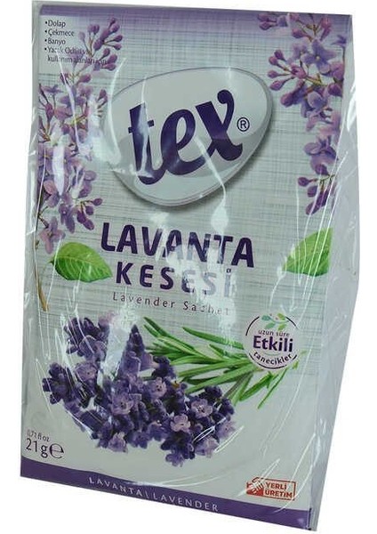 Dolap Çekmece Banyo Oda Kokusu Lavanta Kesesi Askılı 21 gr 1 Paket modelleri