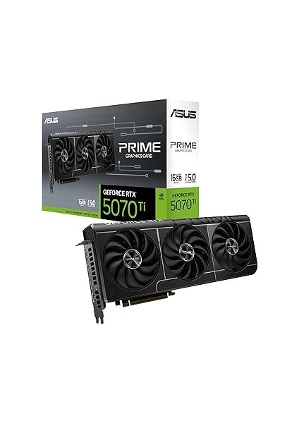 Prime RTX5070TI, 16G, Nvidia, Geforce Rtx 5070 Ti, 16GB Gddr7, 256BIT, Oc, 2xhdmi, 3xdp, Dlss4
