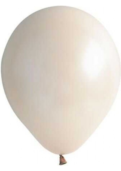 Balon Düz 5 Inc Kum Beji Krem PK:100