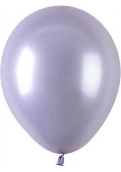 Balon Rustik Düz 12 Inc Çakıltaşı (Açık Gümüş) 50 Adet