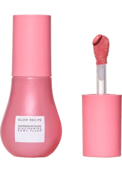 Glow Recıpe Watermelon Glow Niacinamide Dewy Flush - Likit Allık Orman Karpuz Kırmızısı 12 ml