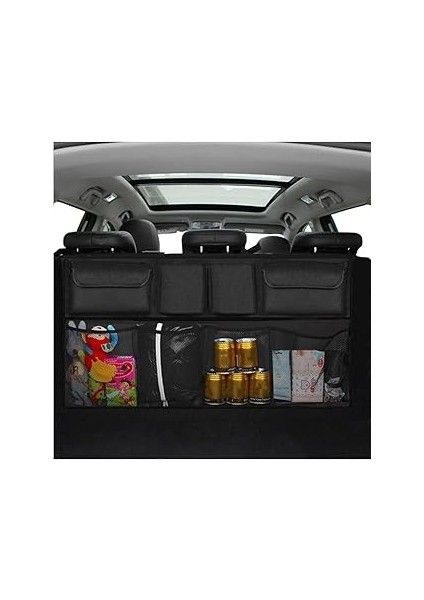 Ankawood Bagaj Düzenleyici Alet Eşya Organizer Pratik 8 Cepli Araç Oto Çanta Bagaj Aksesuarı