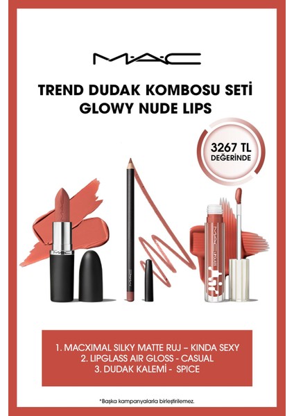 Trend Dudak Kombosu Seti Glowy Nude Lips