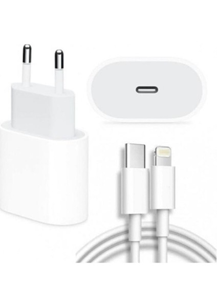 Iphone 14 Plus Uyumlu 25W Hızlı Şarj Aleti Adaptör + Kablo (1m)