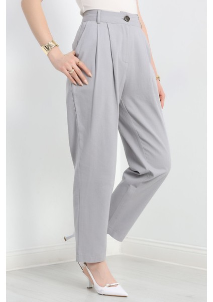 Gabardin Pantolon Gri