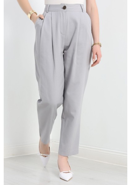 Gabardin Pantolon Gri