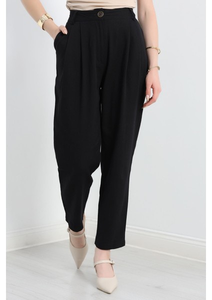Gabardin Pantolon Siyah