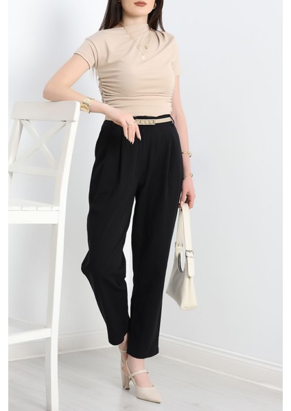 Gabardin Pantolon Siyah