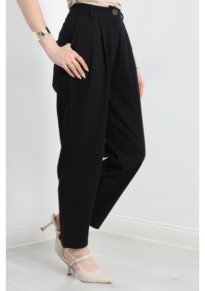 Gabardin Pantolon Siyah
