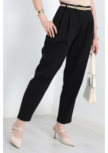 Gabardin Pantolon Siyah