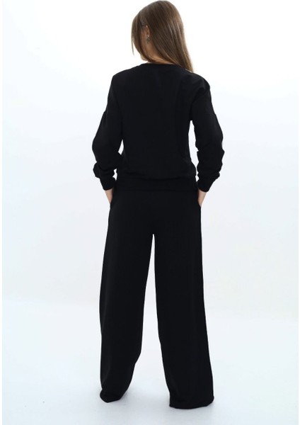 Kız Çocuk %100 Pamuk 2 Iplik Kompakt Penye Kumaş Eşofman Takım - Aüt - 2032 indirimleri