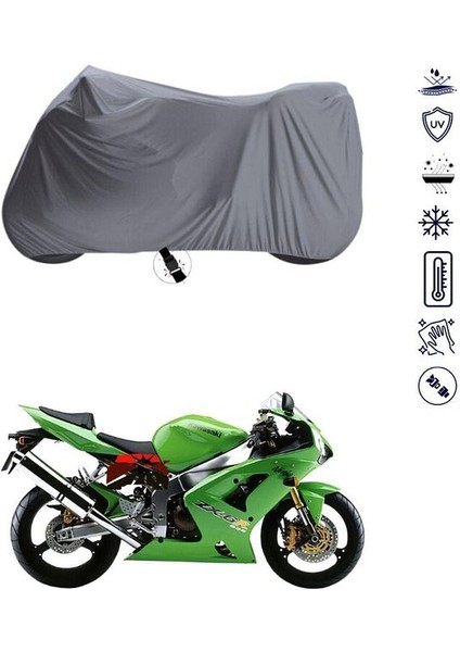 Kawasaki Ninja Zx 636 Çantalı Bağlantı Tokalı Uyumlu Solarblock Prime Motosiklet Brandası Örtüsü fiyatları