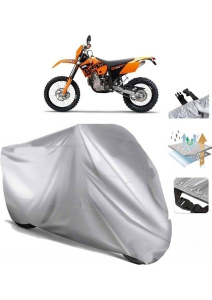 Ktm 525 Exc (Bağlantı Tokalı) Uyumlu Solarblock Prime Motosiklet Brandası Örtüsü