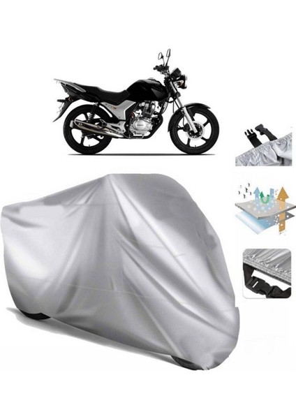Honda Cb 125E Arka Çanta (Bağlantı Tokalı) Uyumlu Solarblock Prime Motosiklet Brandası Örtüsü