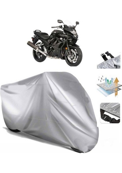 Suzuki Gsx 1250 Fa Arka Çanta (Bağlantı Tokalı) Uyumlu Solarblock Prime Motosiklet Brandası Örtüsü