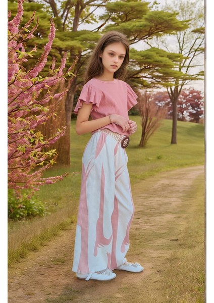 Çocuk %100 Pamuk Ikili Alt&üst TAKIM-PANTOLON-BLUZ-AÜT-0036 fiyatları