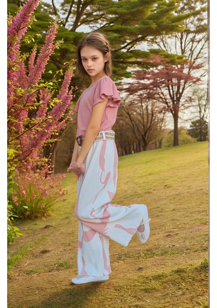 Çocuk %100 Pamuk Ikili Alt&üst TAKIM-PANTOLON-BLUZ-AÜT-0036 indirimleri