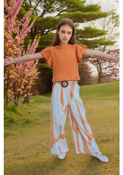 Çocuk %100 Pamuk Ikili Alt&üst TAKIM-PANTOLON-BLUZ-AÜT-0036 fırsatları