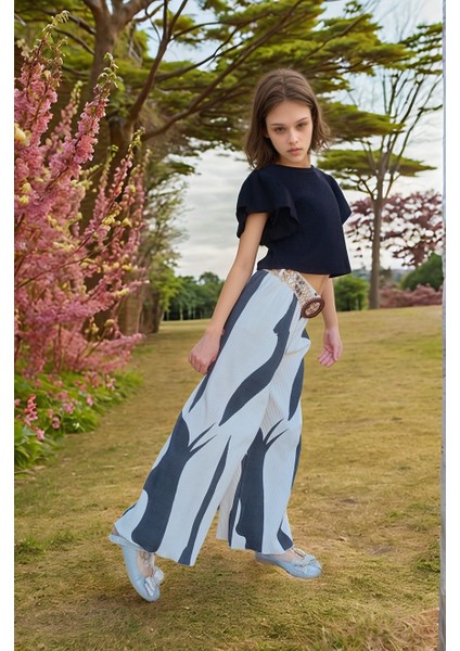 Çocuk %100 Pamuk Ikili Alt&üst TAKIM-PANTOLON-BLUZ-AÜT-0036