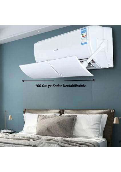 Ayarlanabilir Split Klima Hava Yönlendirici Aparat Tak Çıkar Pratik Klima Aksesuarı indirimleri