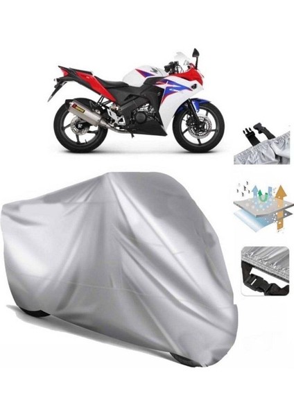 Honda Cbr 125 R Arka Çanta (Bağlantı Tokalı) Uyumlu Solarblock Prime Motosiklet Brandası Örtüsü fiyatları