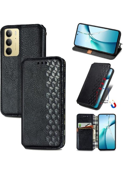 Realme C75 4g Deri Kılıf Flip Kapak Için Flip Case Zarif Iş (Yurt Dışından) indirimleri