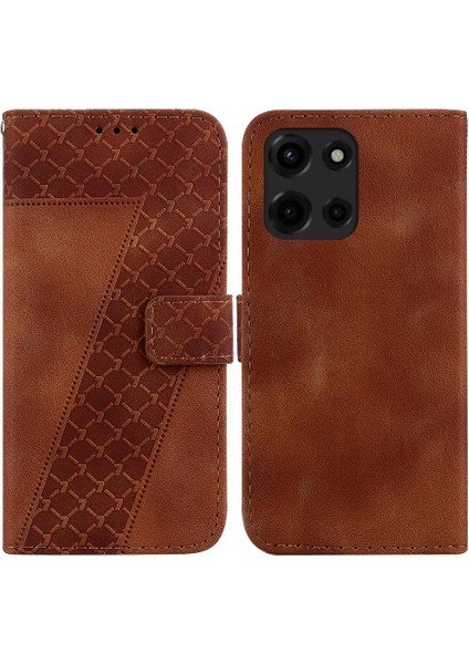 Motorola Moto G 5g 2025 Cüzdan Kabartmalı Desen Flip Folio Için Telefon Kılıfı (Yurt Dışından)