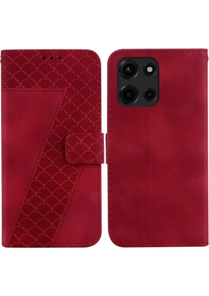 Motorola Moto G 5g 2025 Cüzdan Kabartmalı Desen Flip Folio Için Telefon Kılıfı (Yurt Dışından)