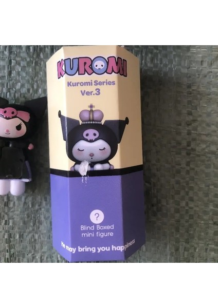 Sonny Angel Hippers Kuromi Serisi Kutu Kuromi Yüz Destek Anime Figürleri Masa Dekorasyonu Noel Si: Random 1 Adet (Yurt Dışından)