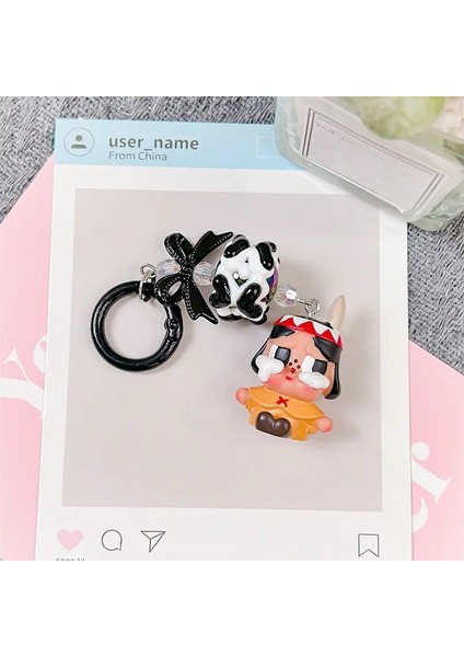 Crybaby Cruising Serisi Parçacıklar Anahtarlık Kawaii Anime Karikatür Anahtarlık Sırt Çantası Dekorasyon Kolye Araba Anahtar Aksesuarları Renk: 3 (Yurt Dışından)