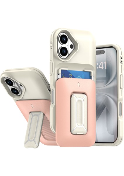 Apple 16 Cep Telefonu Kılıfı IPHONE14PRO Cep Telefonu Kılıfı Makaron Kart Kılıfı Braket Cep Telefonu Kılıfı (Yurt Dışından)