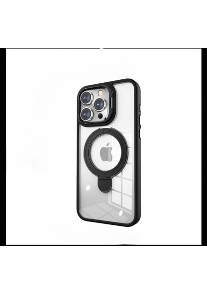 Cilt Hissi Veren Cep Telefonu Kılıfı IPHONE16PROMAX Lens Tutucu Şeffaf U1 Manyetik Apple Elektrokaplama Koruyucu Kapak (Yurt Dışından)