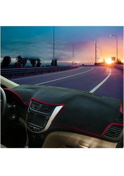Hyundai Elentra (2017-2019) 3D Torpido Koruma Kılıfı - Ön Göğüs Panel Kaplama - Mavi Şerit fırsatları