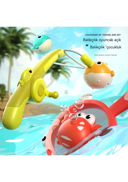 Çocuk Banyo ve Banyo Parlayan Balıkçılık Oyuncak (Yurt Dışından) fiyatları